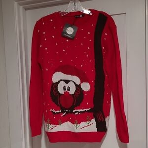 Boohoo Red Festive Sweater